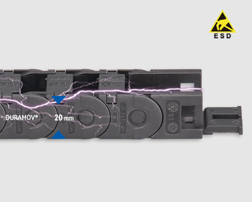 C31E.20抗靜電微型可打開電纜拖鏈